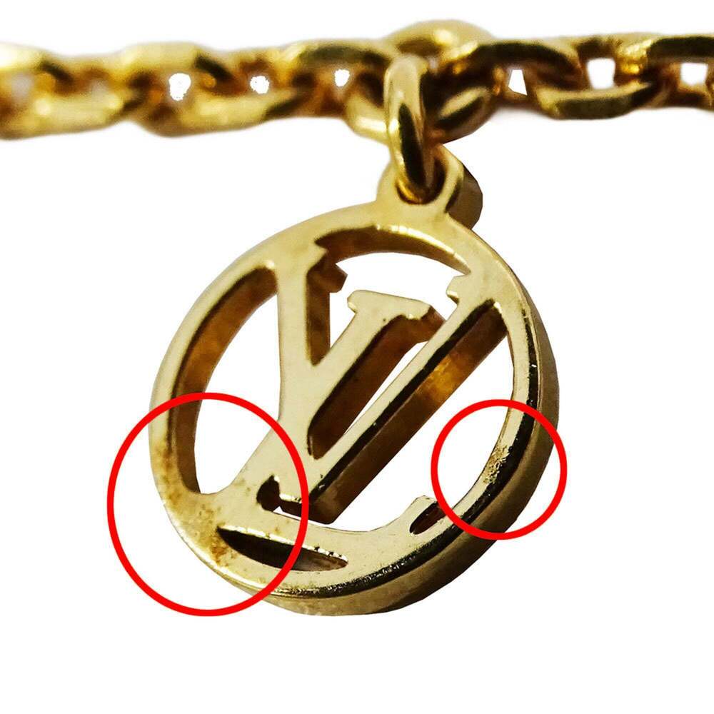 LOUIS VUITTON Gold Charm Bracelet - Picture 8 of 12